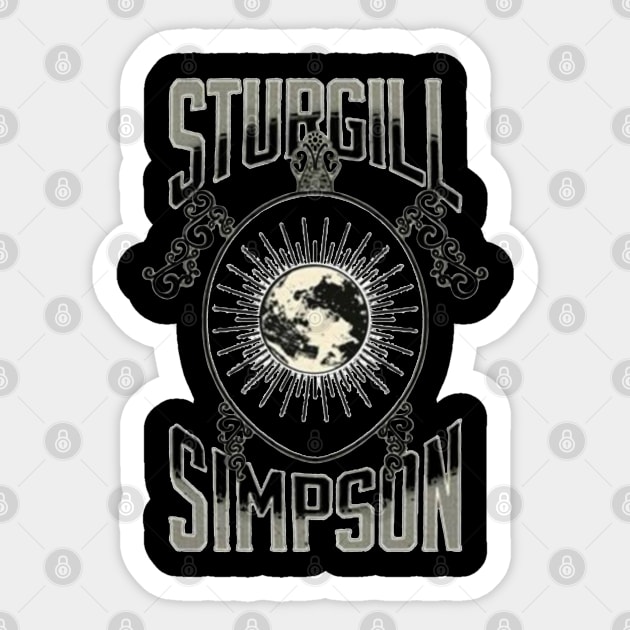 Sturgill Simpson World Sticker by Tole19id